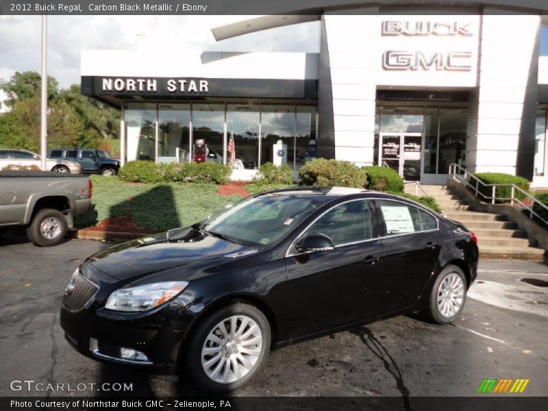 Carbon Black Metallic / Ebony 2012 Buick Regal