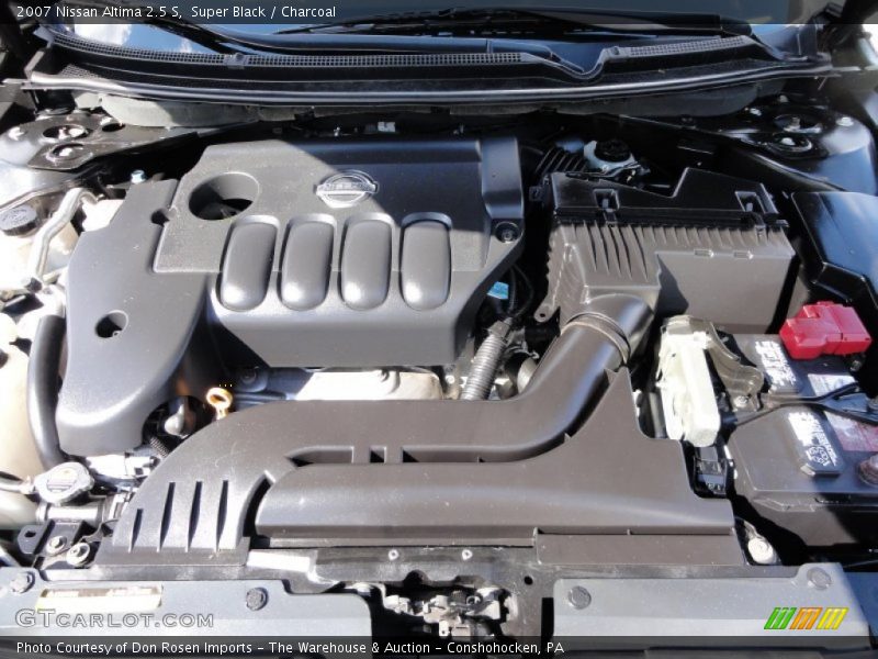 Super Black / Charcoal 2007 Nissan Altima 2.5 S