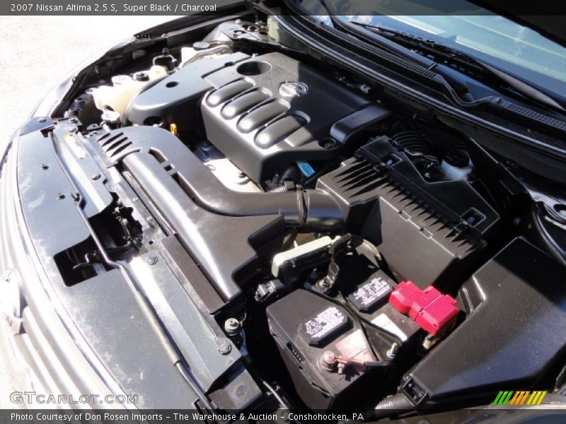 Super Black / Charcoal 2007 Nissan Altima 2.5 S