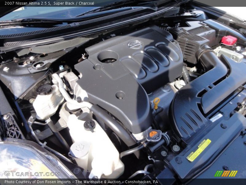 Super Black / Charcoal 2007 Nissan Altima 2.5 S