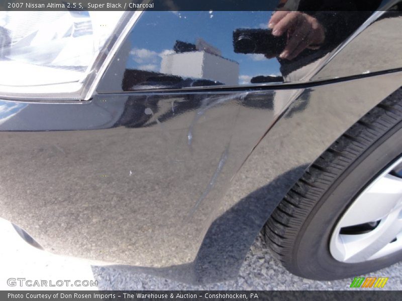Super Black / Charcoal 2007 Nissan Altima 2.5 S