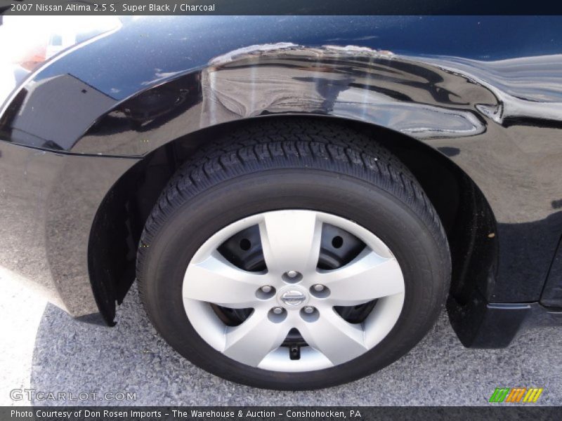 Super Black / Charcoal 2007 Nissan Altima 2.5 S