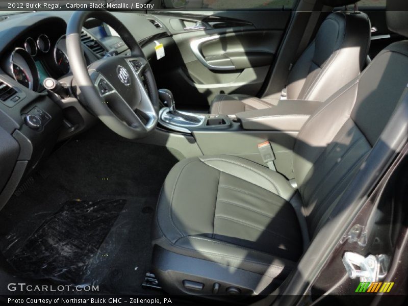 Carbon Black Metallic / Ebony 2012 Buick Regal