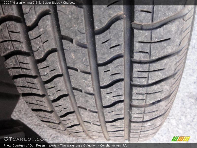 Super Black / Charcoal 2007 Nissan Altima 2.5 S