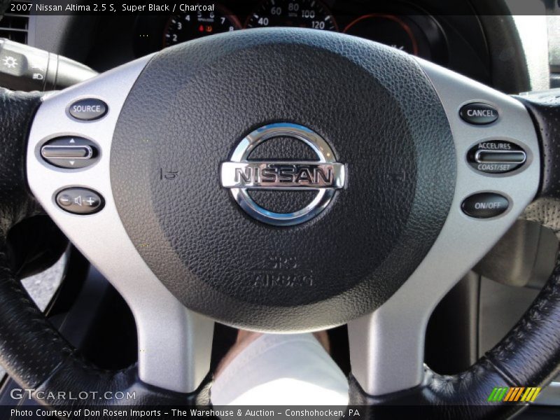 Super Black / Charcoal 2007 Nissan Altima 2.5 S