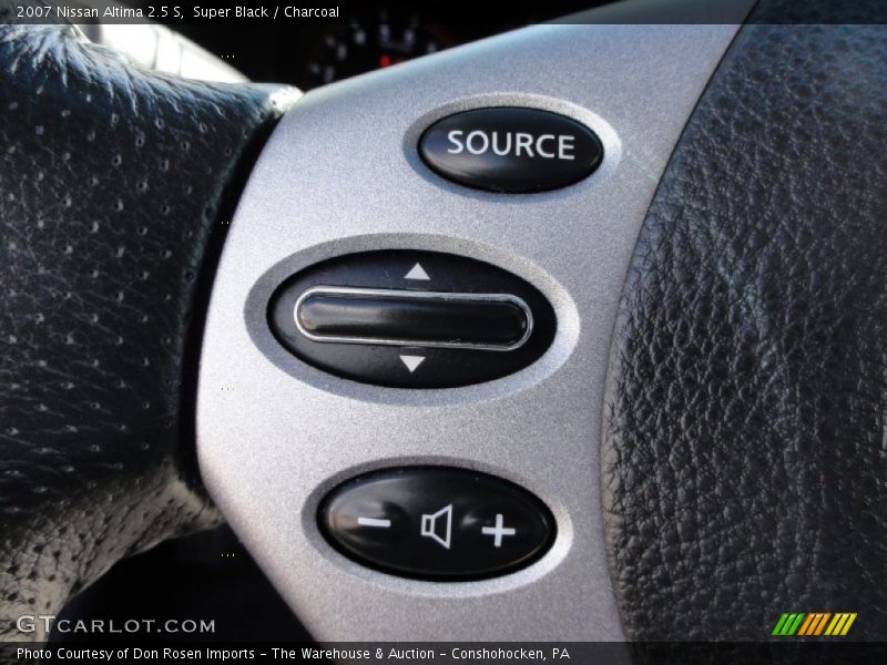 Super Black / Charcoal 2007 Nissan Altima 2.5 S