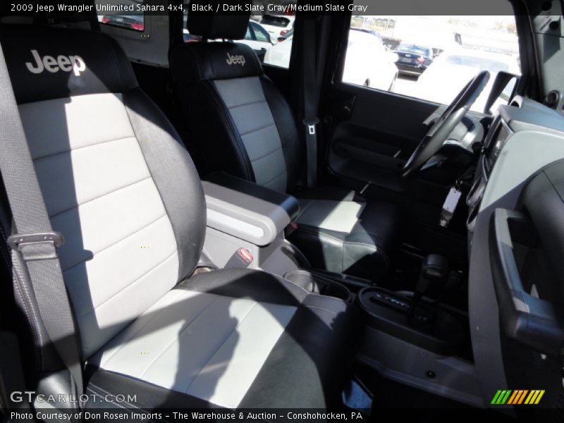 Black / Dark Slate Gray/Medium Slate Gray 2009 Jeep Wrangler Unlimited Sahara 4x4