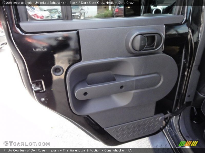 Black / Dark Slate Gray/Medium Slate Gray 2009 Jeep Wrangler Unlimited Sahara 4x4