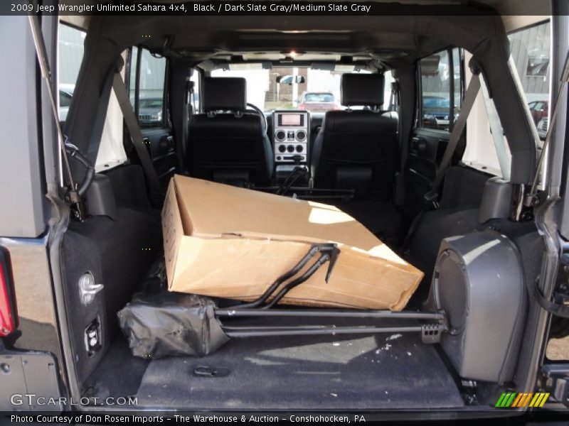 Black / Dark Slate Gray/Medium Slate Gray 2009 Jeep Wrangler Unlimited Sahara 4x4