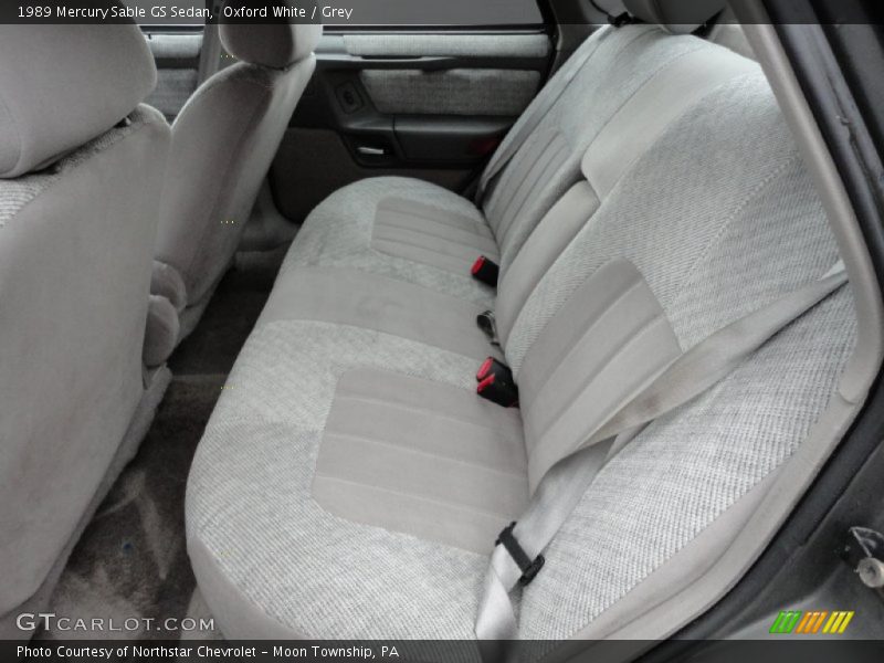 Oxford White / Grey 1989 Mercury Sable GS Sedan