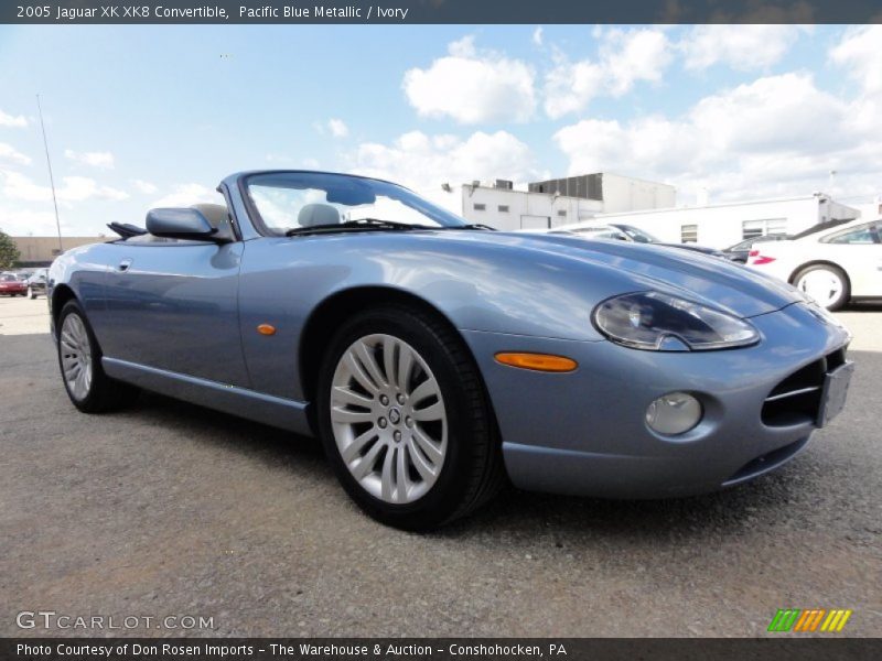 2005 XK XK8 Convertible Pacific Blue Metallic