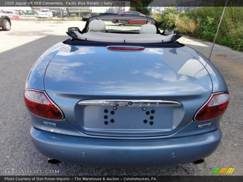 Pacific Blue Metallic / Ivory 2005 Jaguar XK XK8 Convertible