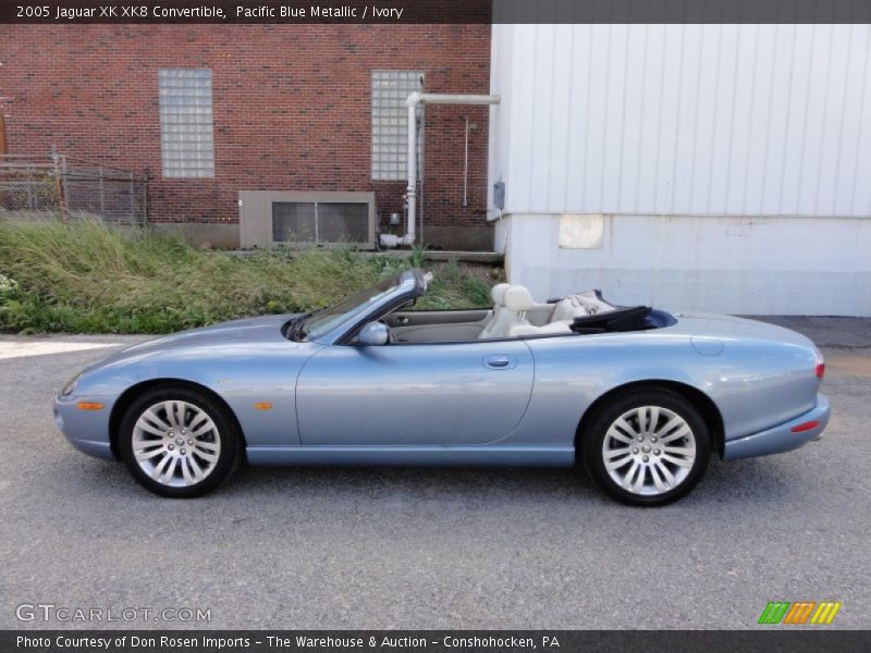  2005 XK XK8 Convertible Pacific Blue Metallic