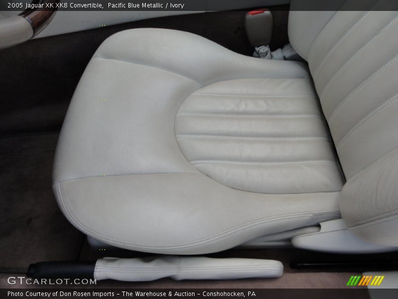 Pacific Blue Metallic / Ivory 2005 Jaguar XK XK8 Convertible