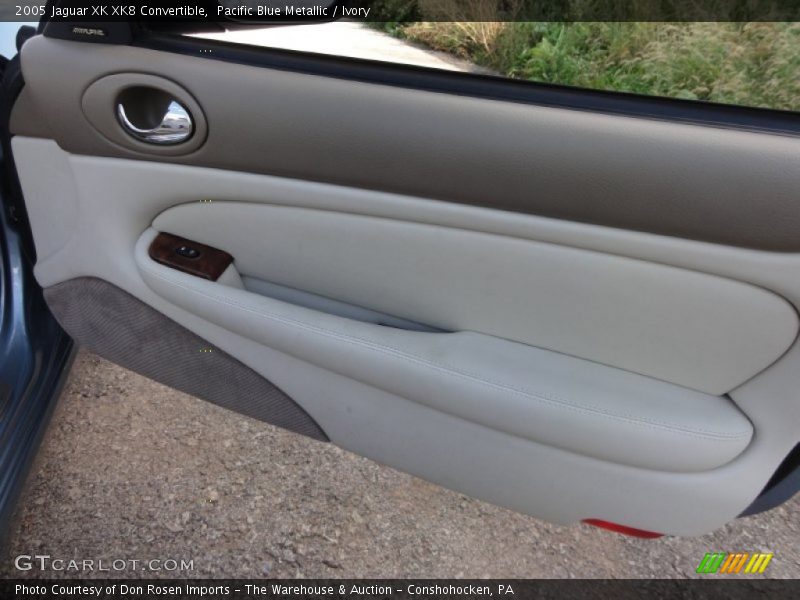 Pacific Blue Metallic / Ivory 2005 Jaguar XK XK8 Convertible