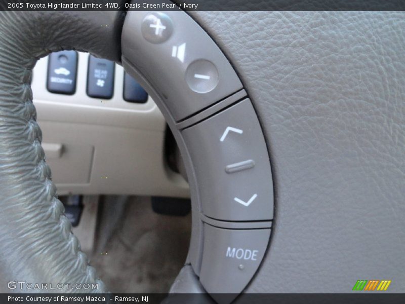 Oasis Green Pearl / Ivory 2005 Toyota Highlander Limited 4WD