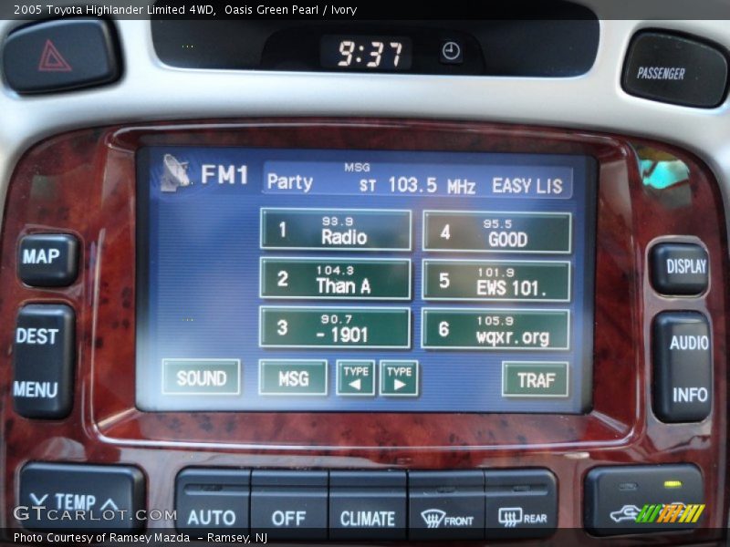 Oasis Green Pearl / Ivory 2005 Toyota Highlander Limited 4WD