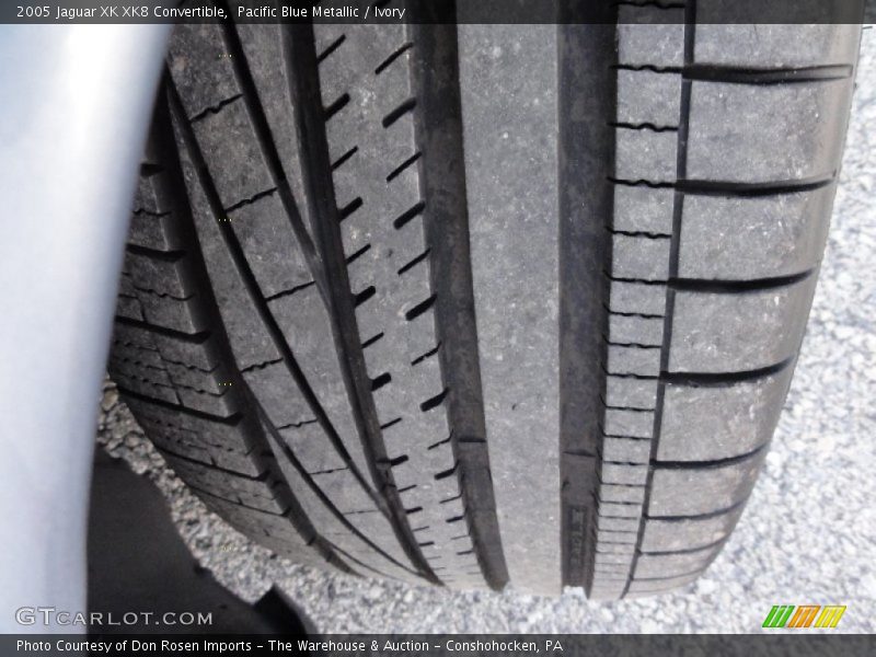 Pacific Blue Metallic / Ivory 2005 Jaguar XK XK8 Convertible