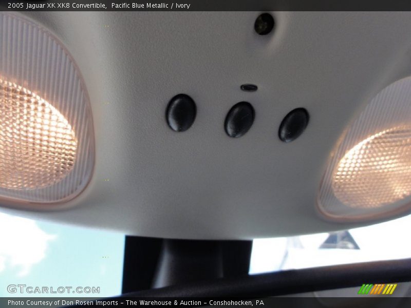 Pacific Blue Metallic / Ivory 2005 Jaguar XK XK8 Convertible