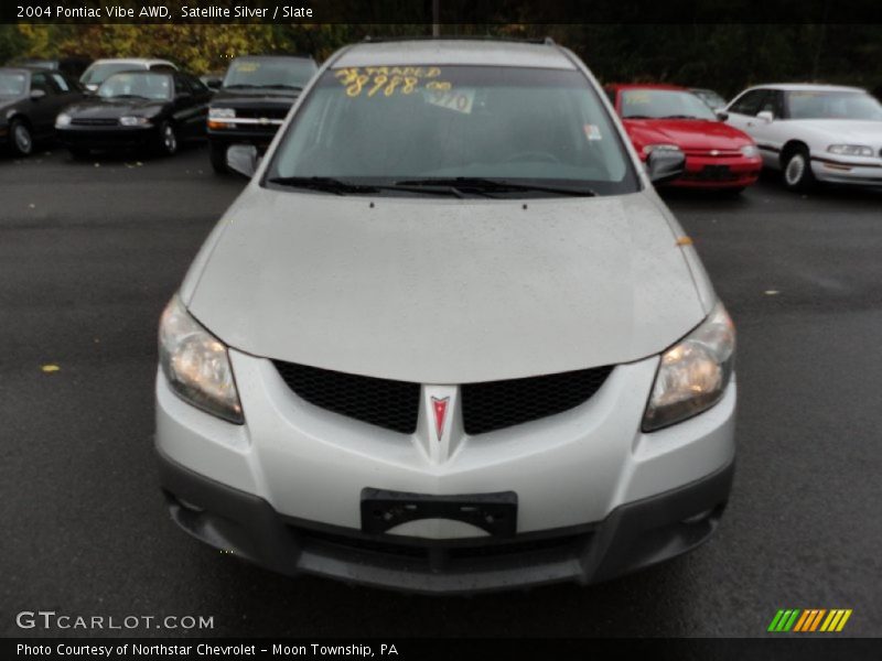 Satellite Silver / Slate 2004 Pontiac Vibe AWD