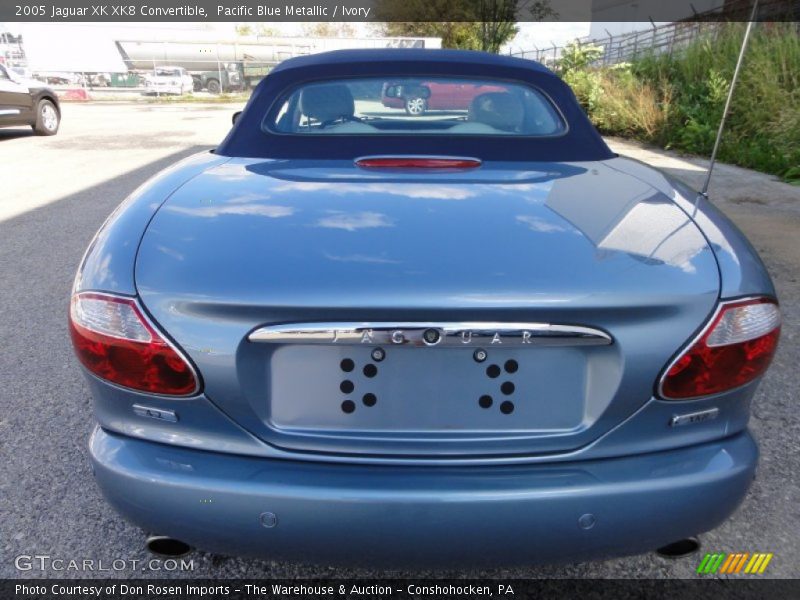 Pacific Blue Metallic / Ivory 2005 Jaguar XK XK8 Convertible