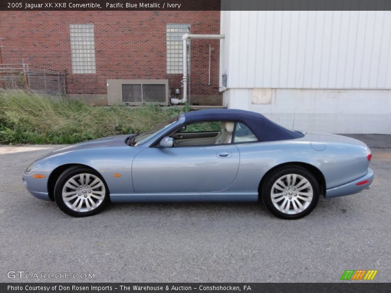  2005 XK XK8 Convertible Pacific Blue Metallic