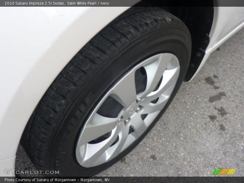 Satin White Pearl / Ivory 2010 Subaru Impreza 2.5i Sedan