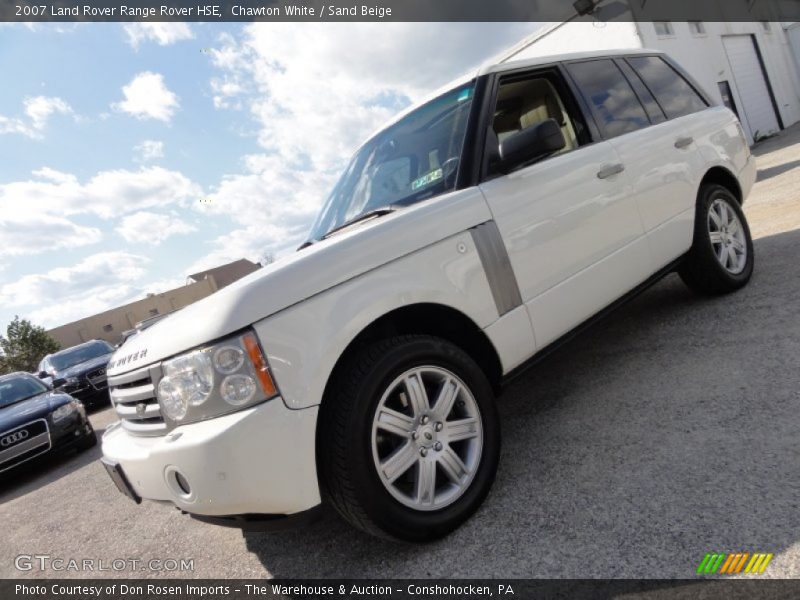 Chawton White / Sand Beige 2007 Land Rover Range Rover HSE