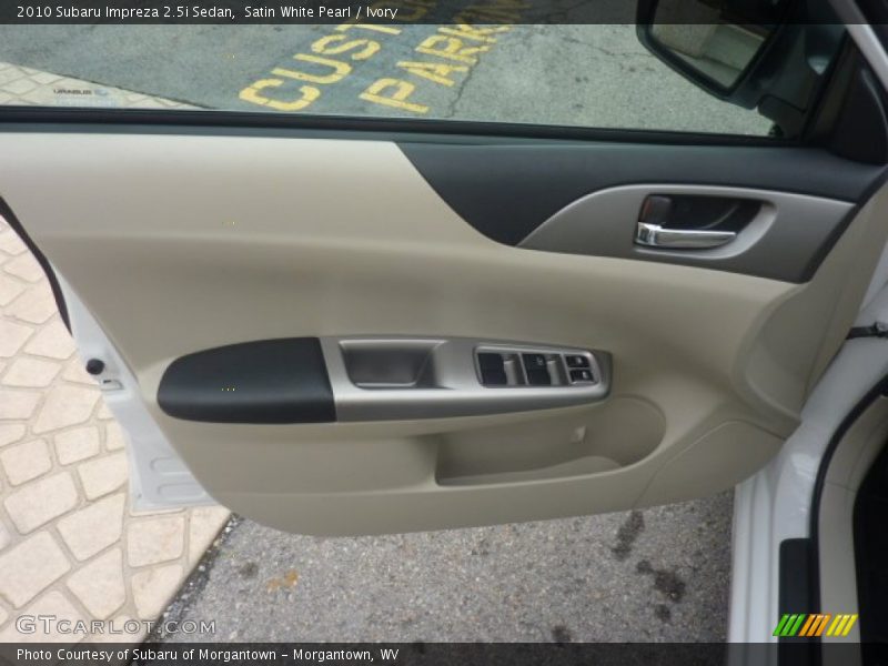 Door Panel of 2010 Impreza 2.5i Sedan