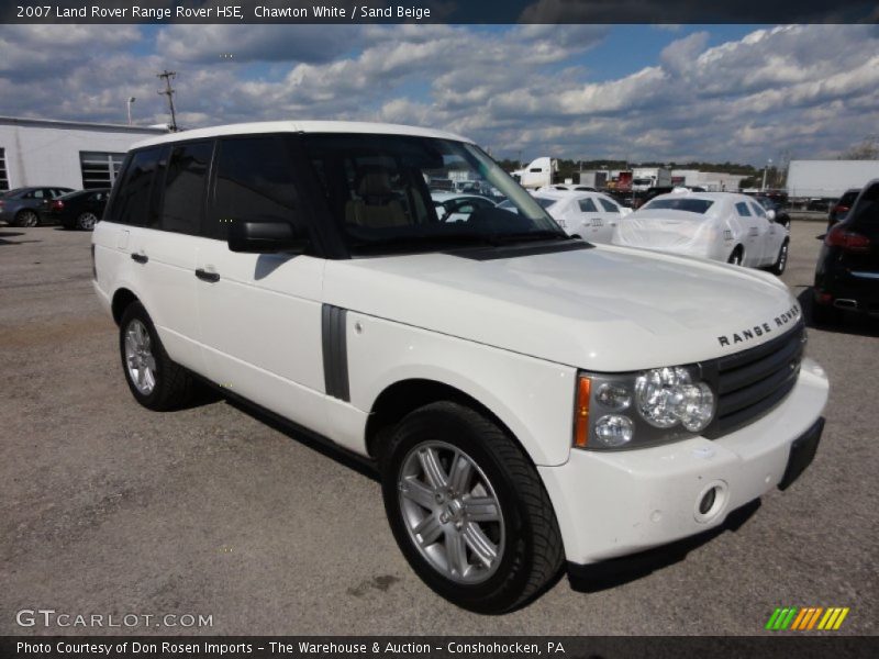 Chawton White / Sand Beige 2007 Land Rover Range Rover HSE