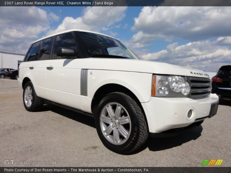 Chawton White / Sand Beige 2007 Land Rover Range Rover HSE