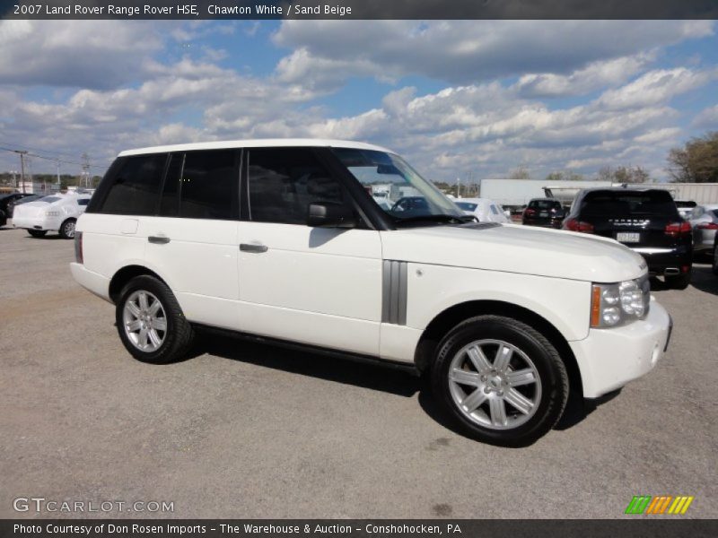 Chawton White / Sand Beige 2007 Land Rover Range Rover HSE