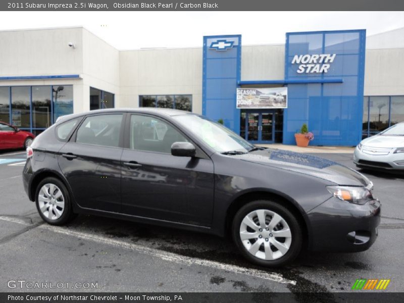 Obsidian Black Pearl / Carbon Black 2011 Subaru Impreza 2.5i Wagon