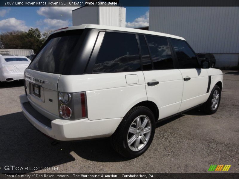 Chawton White / Sand Beige 2007 Land Rover Range Rover HSE