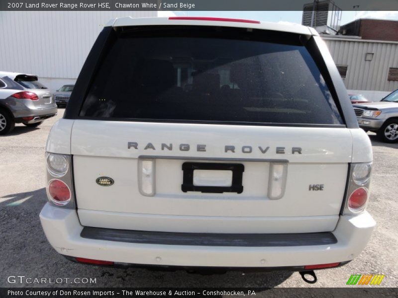 Chawton White / Sand Beige 2007 Land Rover Range Rover HSE