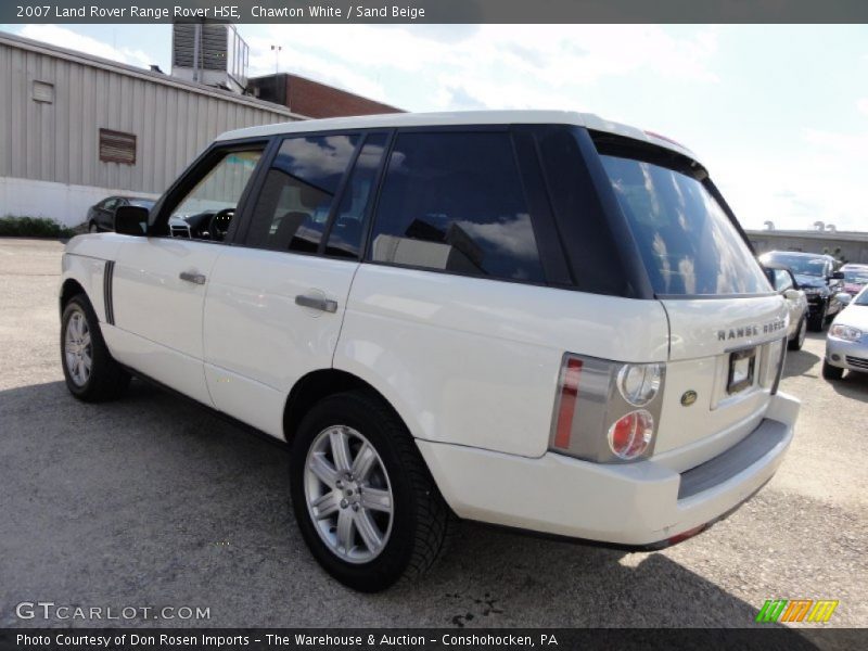 Chawton White / Sand Beige 2007 Land Rover Range Rover HSE