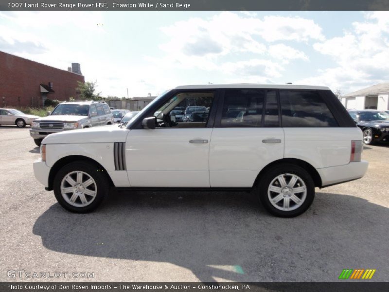 Chawton White / Sand Beige 2007 Land Rover Range Rover HSE