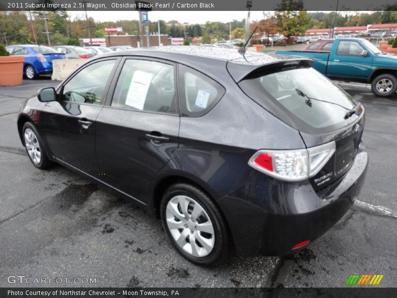 Obsidian Black Pearl / Carbon Black 2011 Subaru Impreza 2.5i Wagon