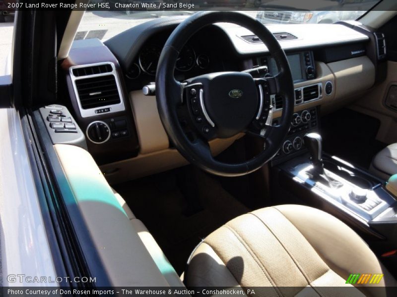 Chawton White / Sand Beige 2007 Land Rover Range Rover HSE