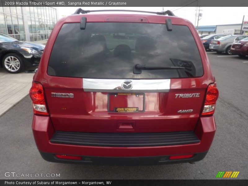 Sangria Red Metallic / Graystone 2009 Mazda Tribute i Sport 4WD