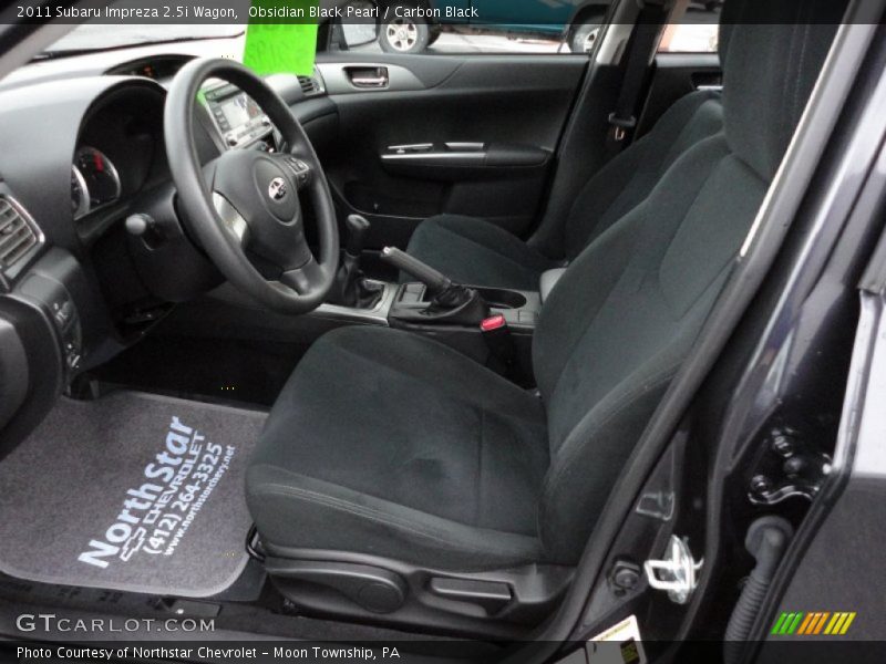 Obsidian Black Pearl / Carbon Black 2011 Subaru Impreza 2.5i Wagon