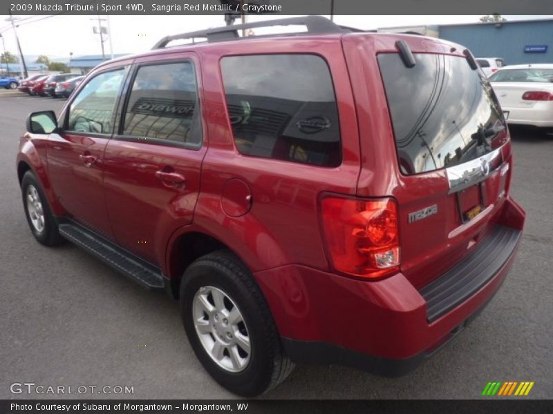 Sangria Red Metallic / Graystone 2009 Mazda Tribute i Sport 4WD