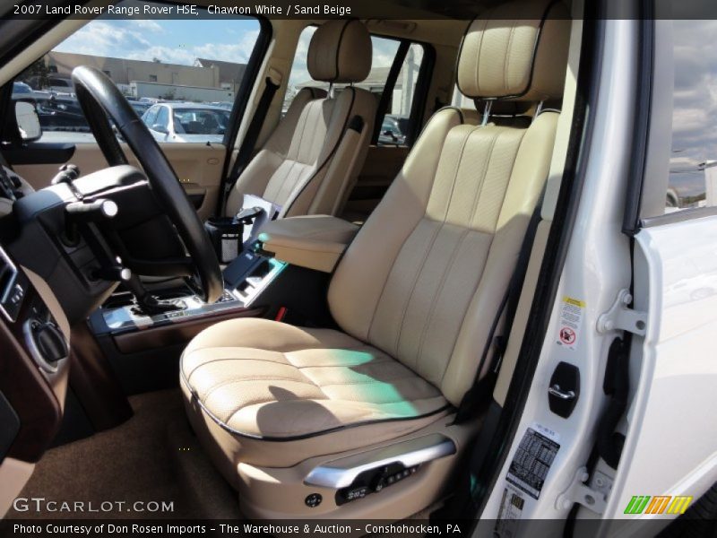 Chawton White / Sand Beige 2007 Land Rover Range Rover HSE