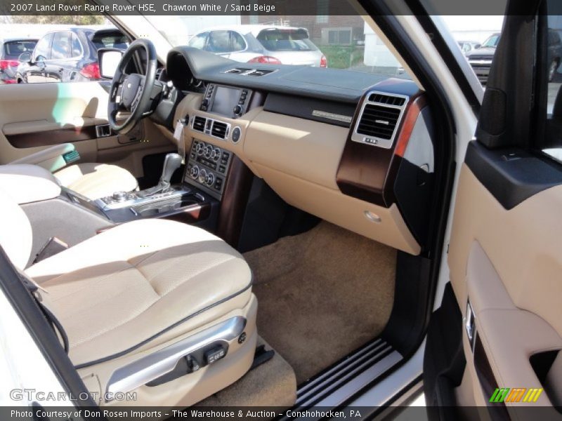 Chawton White / Sand Beige 2007 Land Rover Range Rover HSE