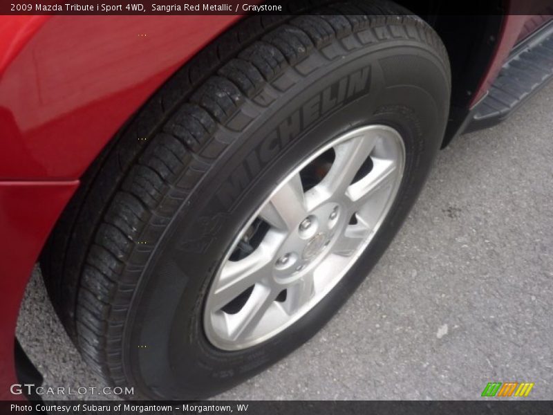 Sangria Red Metallic / Graystone 2009 Mazda Tribute i Sport 4WD