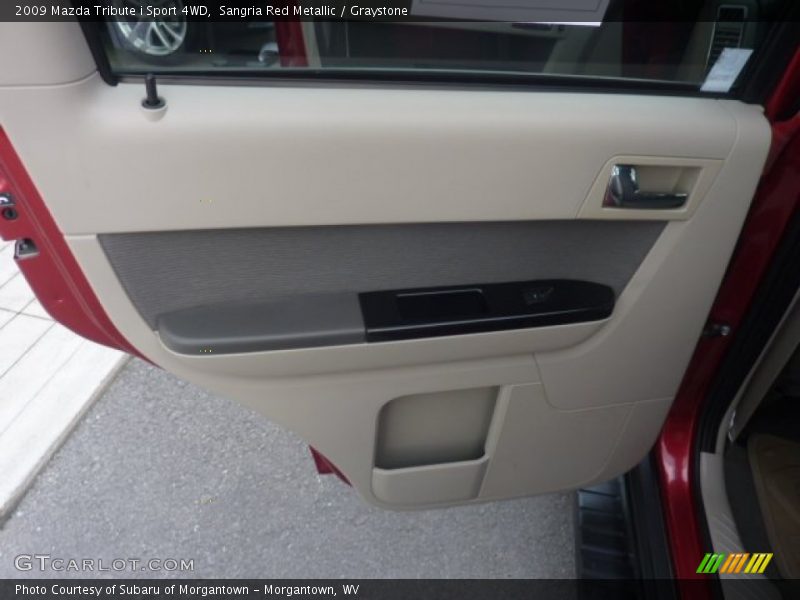 Sangria Red Metallic / Graystone 2009 Mazda Tribute i Sport 4WD