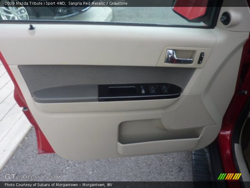 Sangria Red Metallic / Graystone 2009 Mazda Tribute i Sport 4WD