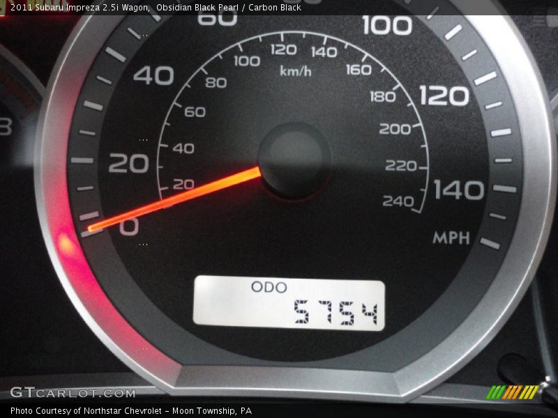Obsidian Black Pearl / Carbon Black 2011 Subaru Impreza 2.5i Wagon