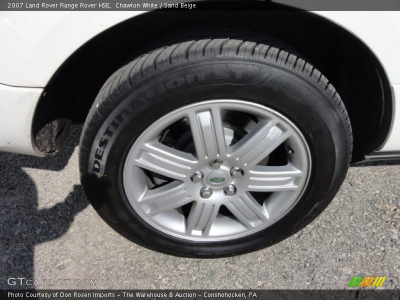 Chawton White / Sand Beige 2007 Land Rover Range Rover HSE