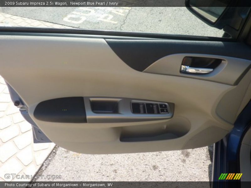 Newport Blue Pearl / Ivory 2009 Subaru Impreza 2.5i Wagon